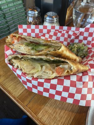 Chicken cheesesteak pizza roll  at Piante Pizzeria in Breckenridge