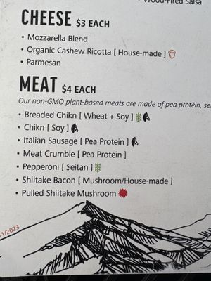 Definitely still vegan   at Piante Pizzeria in Breckenridge