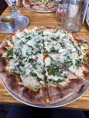 Mr White with side of Marina to dip   at Piante Pizzeria in Breckenridge