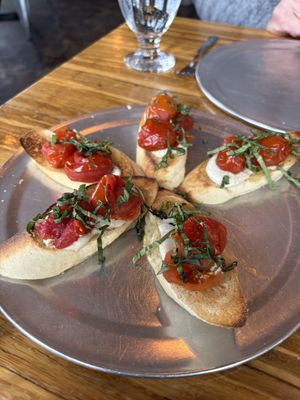 Bruschetta! Delicious !  at Piante Pizzeria in Breckenridge