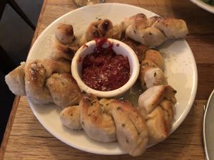 garlic knots  at Piante Pizzeria in Breckenridge