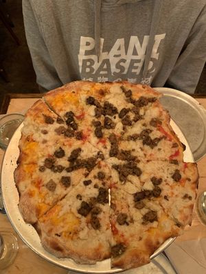 Lasagne pizza...soooo good! at Piante Pizzeria in Breckenridge