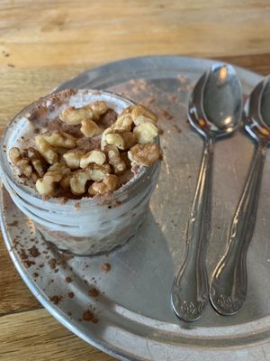 Raw tiramisu  at Piante Pizzeria in Breckenridge