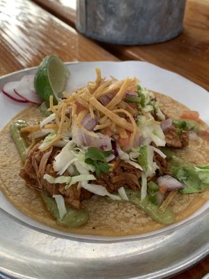 Jackfruit taco at Trejo's Tacos - Miracle Mile in Los Angeles