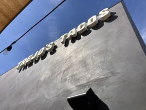 Signage   at Trejo's Tacos - Miracle Mile in Los Angeles