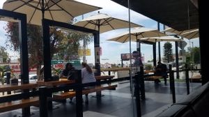 outside at Trejo's Tacos - Miracle Mile in Los Angeles