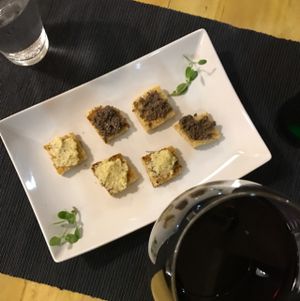 appetizers! at Luna Rossa in Panglao