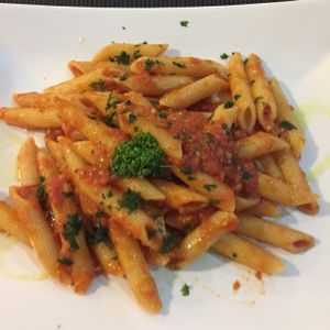 penne arrabbiata. at Luna Rossa in Panglao