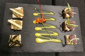 Amuse bouche at Luna Rossa in Panglao