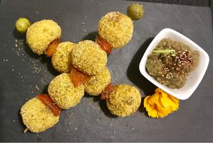 Skewers at Luna Rossa in Panglao