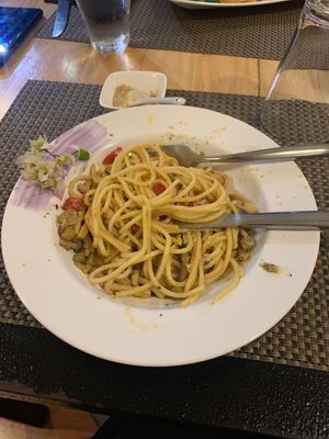 Pasta at Luna Rossa in Panglao