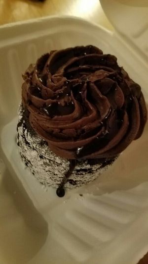 ";vegan"; chocolate cake (may contain bone char sugar) at Fresh Levant Bistro in Raleigh