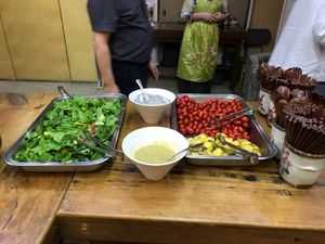 salad section  at Samso - 삼소 in Seoul