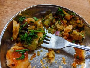 Appetizer before the thali is served at The Class Thali at The Class Thali in Mumbai
