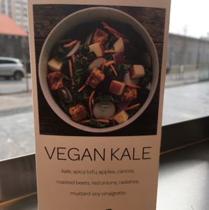 vegan kale at honeygrow - Dock St in Baltimore