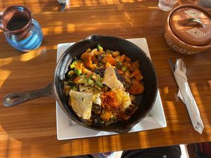 Vegan Skillet 2/1/2021 at Amparos in Cozumel