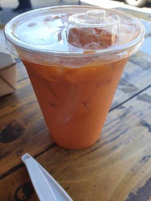 Vegan thai tea at KaTi in Portland