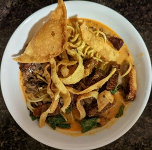 Wildwood Khaosoi Shiitake Tempeh at KaTi in Portland