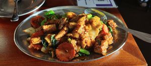 Drunken noodles at KaTi in Portland