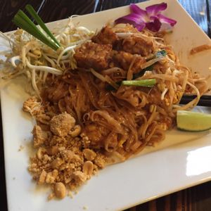 Pad Thai with tempeh at KaTi in Portland