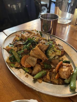Drunken noodles  at KaTi in Portland