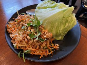 Nam Khao Tod  at KaTi in Portland
