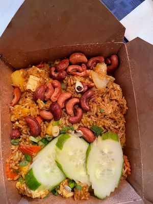 Spicy pineapple fried ricee  at KaTi in Portland