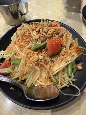Som tom (papaya salad)   at KaTi in Portland
