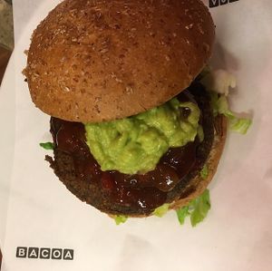 Best Vegan Burger in Town at Bacoa - San Jeronimo in Madrid