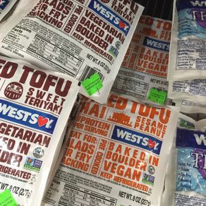 vegan groceries at At Nature's Door in Portage