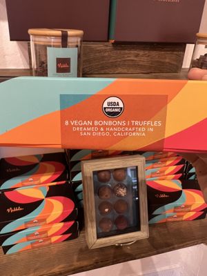 Bon bons  at Nibble Chocolate - Old Town San Diego State Historic Park in San Diego