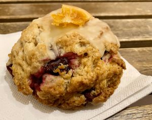 Cranberry orange scone at Nibble Chocolate - Old Town San Diego State Historic Park in San Diego
