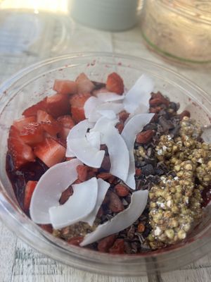 Paleo Bowl. Skipped the almonds and asked for strawberries:)  at Palmó Artisan Açai in Manly