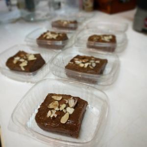Signature Brownies ready to go! at Viva Verde Cuisine in Hollywood