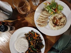 Hummus at Kokkos Cafe Bistro in Diani