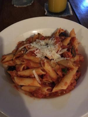 Arabiata (not recommended!) at Kokkos Cafe Bistro in Diani