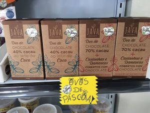 Chocolate Easter eggs at Venne Mercearia  in Belo Horizonte