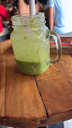 The smoothie was excellent   at Depth N Green in Mysore