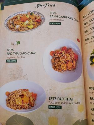 Menu at Dai Bi Chay in Mississauga