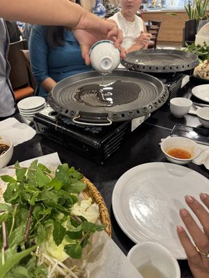 Grill on your tablee  at Dai Bi Chay in Mississauga