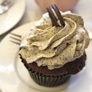 Vegan cupcakes at Pink Ribbon Cupcakes in Hamburg at Pink Ribbon Cupcakes in Hamburg