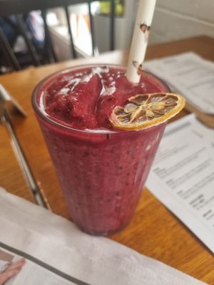 Smoothie at Essence Cafe in Stirling