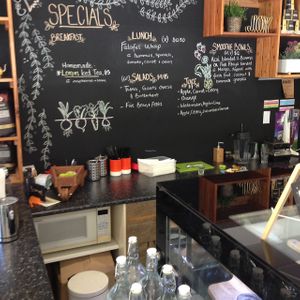 Counter at Essence Cafe in Stirling