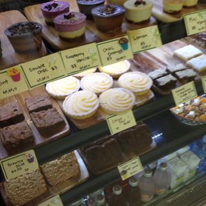 Cakes at Essence Cafe in Stirling