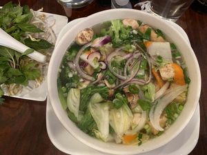   at Pho Kim Long in San Antonio