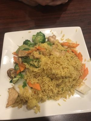 Vegetable fried rice, no egg at Pho Kim Long in San Antonio