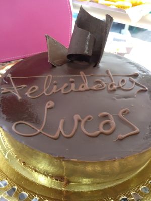 Tarta Mousse de Chocolate vegana. at Marques Free From in Madrid