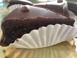 Sacher cake at Marques Free From in Madrid