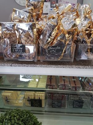 All vegan chocolate and cookies at Marques Free From in Madrid