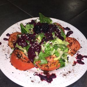 This was a lunch special during one visit, Lava Salad, with pomegranate and chili powder!!!! Sooooo good.... at Terra in Zephyrhills
